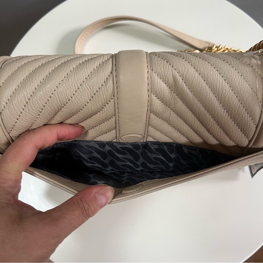 NWT Rebecca Minkoff Love Chevron Quilted Crossbody Bag sold out color st… - Picture 7 of 9